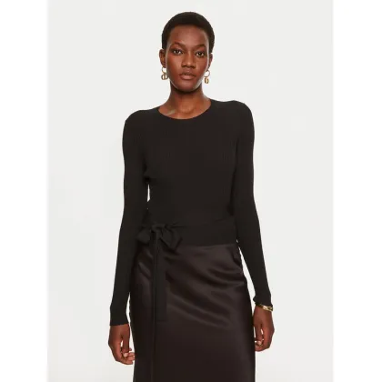 Zdjęcie TWINSET Sweter 242TP3040 Czarny Slim Fit