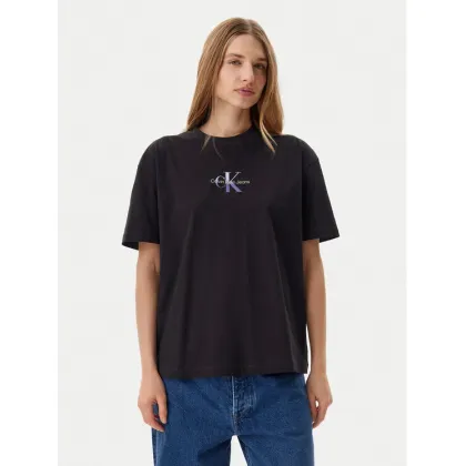 Zdjęcie Calvin Klein Jeans T-Shirt Gradient Monologo J20J225521 Czarny Relaxed Fit