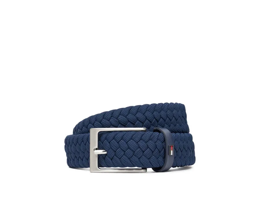 obrazek 1 Tommy Hilfiger Pasek Męski Layton Elastic AM0AM13570 Niebieski