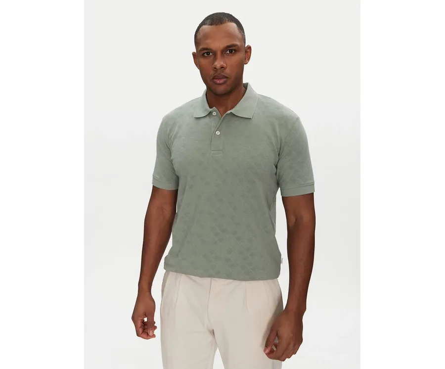 obrazek 1 Selected Homme Polo Paul 16096767 Zielony Regular Fit