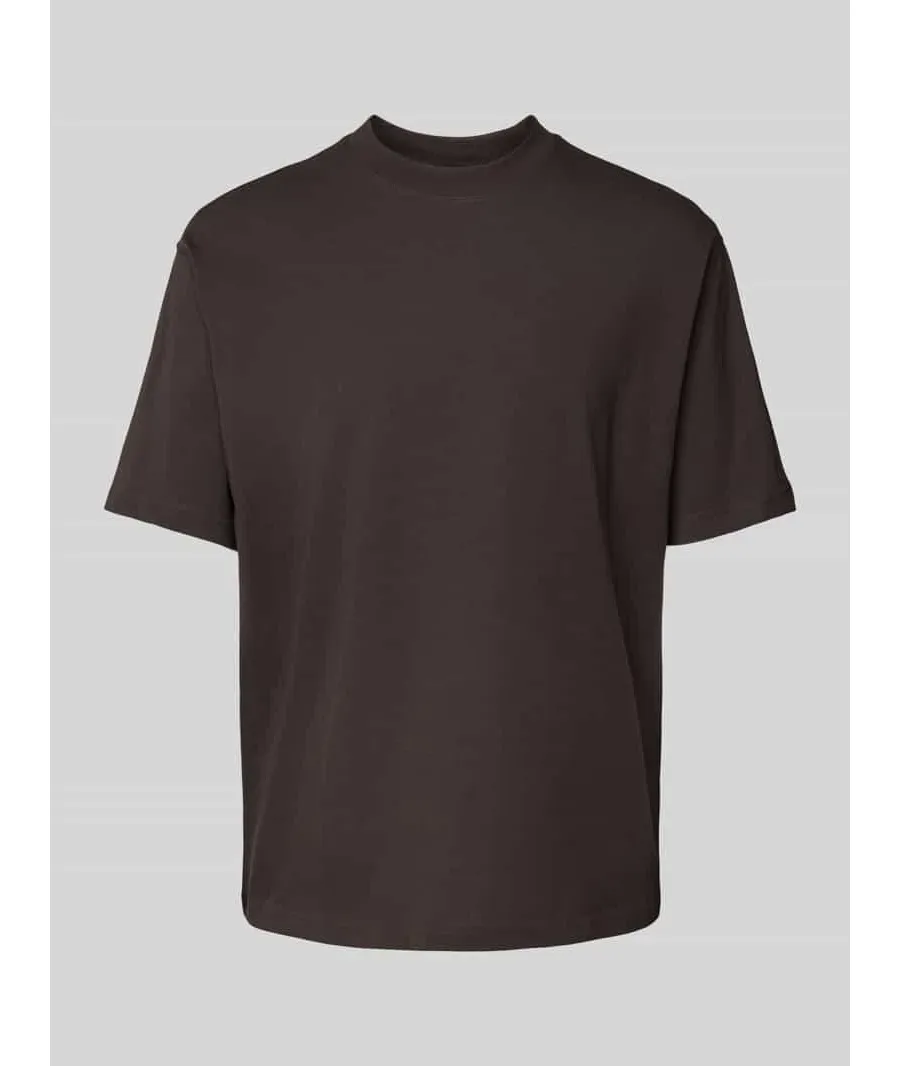 obrazek 1 T-shirt z prążkowanym okrągłym dekoltem