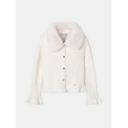 Zdjęcie Mayoral Kardigan 4362 Écru Regular Fit