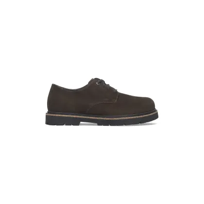 Zdjęcie Birkenstock półbuty zamszowe Highwood Lace Low LEVE męskie kolor brązowy 1029609