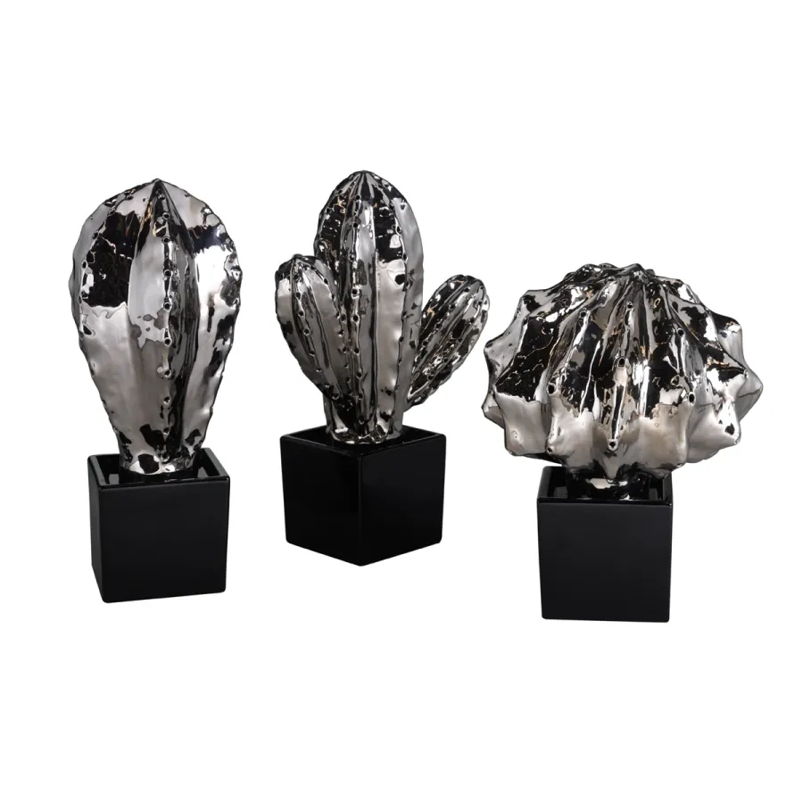 obrazek 4 Lampa stołowa z ceramiki z wewnętrzną żarówką H.48xL.33xP.16 cm