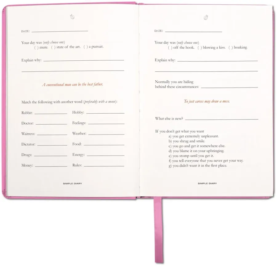 obrazek 3 Książka Keel's Simple Diary Volume Two (pink) - Taschen