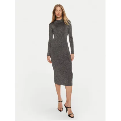 Zdjęcie MICHAEL Michael Kors Sukienka dzianinowa MF482KPAFB Srebrny Slim Fit
