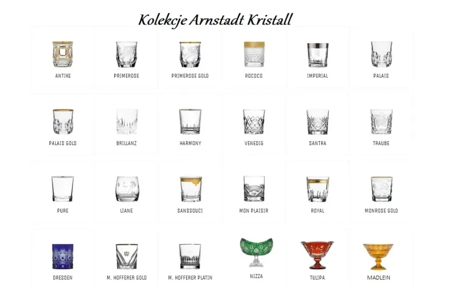 obrazek 3 Kielich do Likieru - Ręcznie cięty kryształ