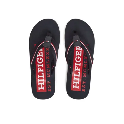 Zdjęcie Tommy Hilfiger Japonki Corporate Hilfiger Beach FM0FM05436 Granatowy