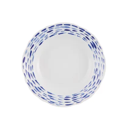 Zdjęcie Talerz do zupy Folkifunki z wyjątkowym niebieskim wzorem - Vista Alegre