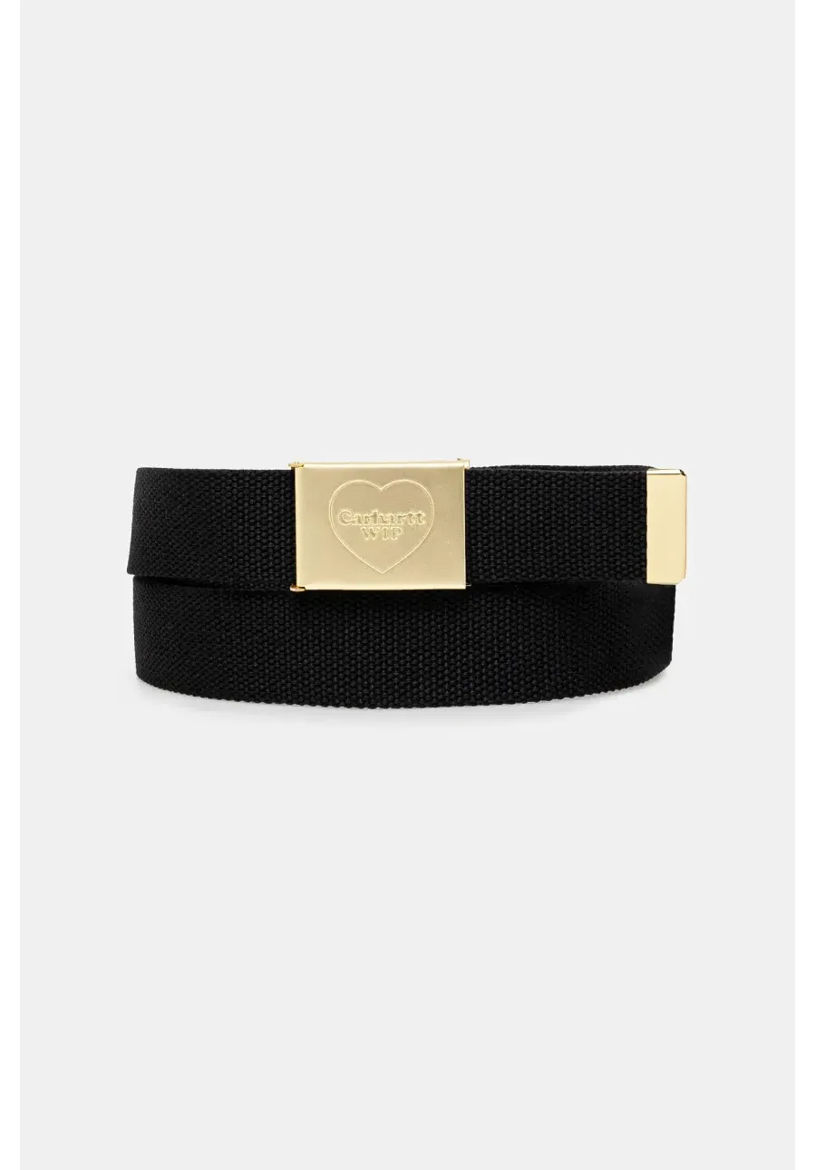 obrazek 1 Carhartt WIP pasek Heart Clip Belt męski kolor czarny I034631