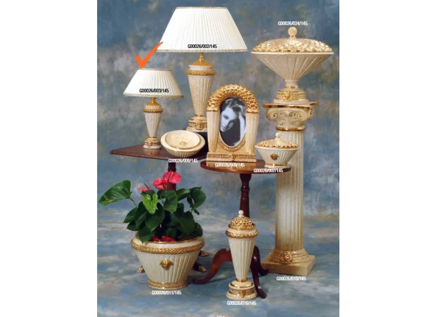 obrazek 1 Ceramiczna stylowa lampa na stół