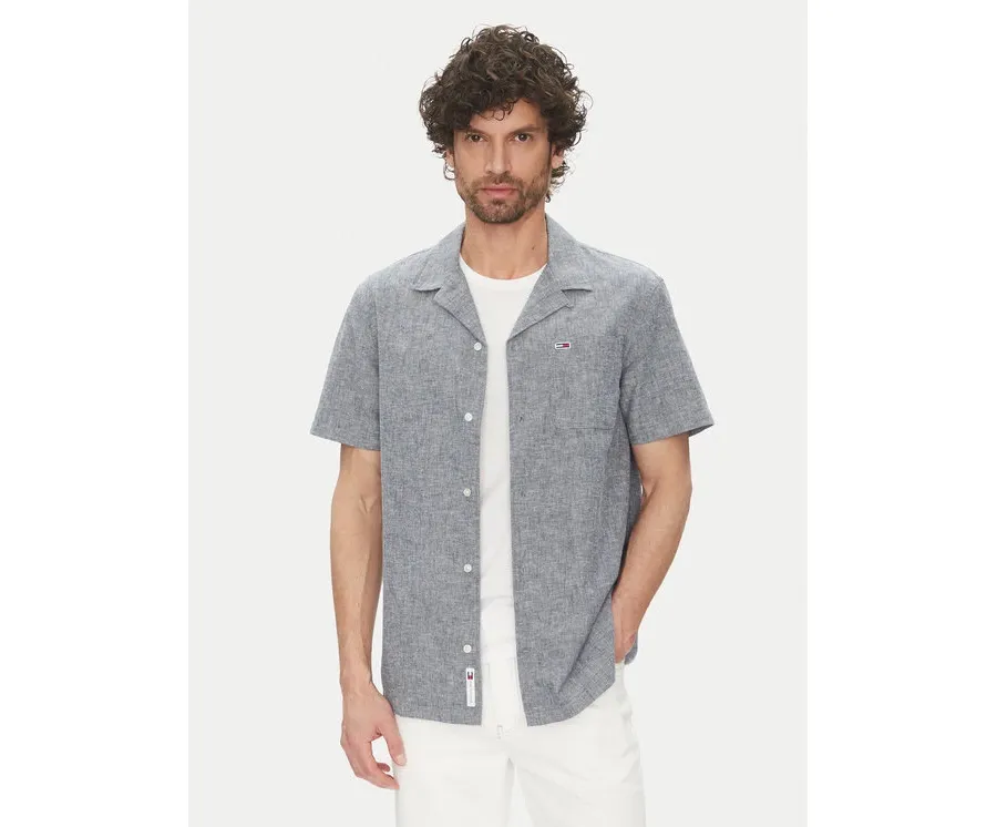 obrazek 1 Tommy Jeans Koszula DM0DM20895 Granatowy Regular Fit