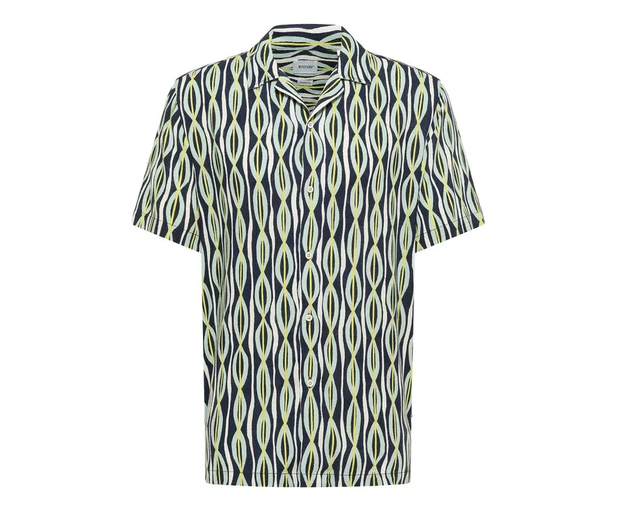 obrazek 1 Mustang Koszula Layton 1016473 Zielony Relaxed Fit