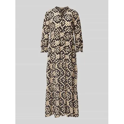 Zdjęcie Długa sukienka z wiskozy z efektem stopniowania