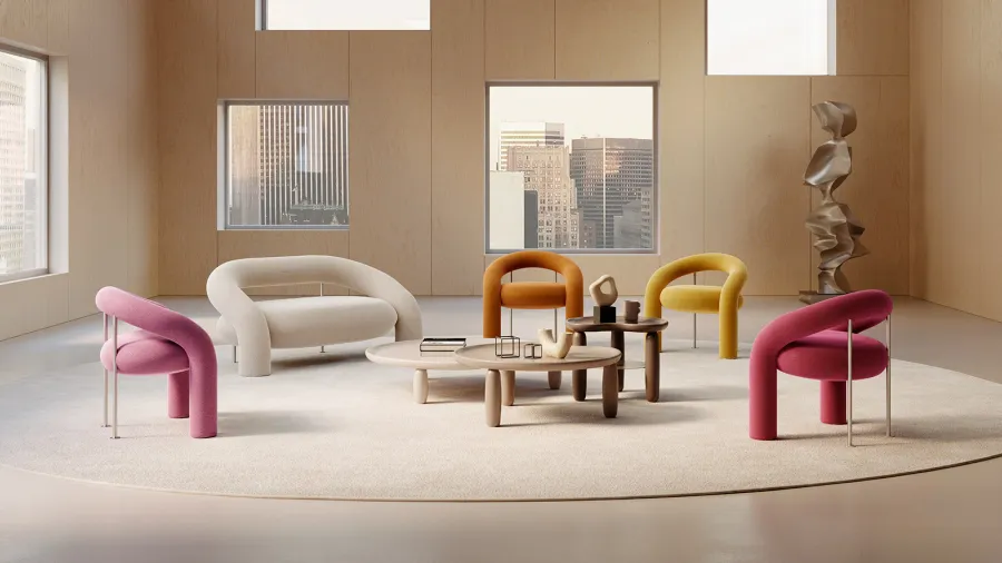 obrazek 2 Oryginalna w formie włoska sofa