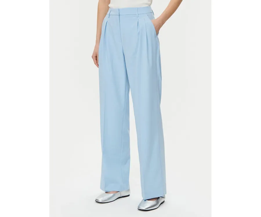 obrazek 1 Vero Moda Spodnie materiałowe Liba 10324626 Błękitny Wide Leg