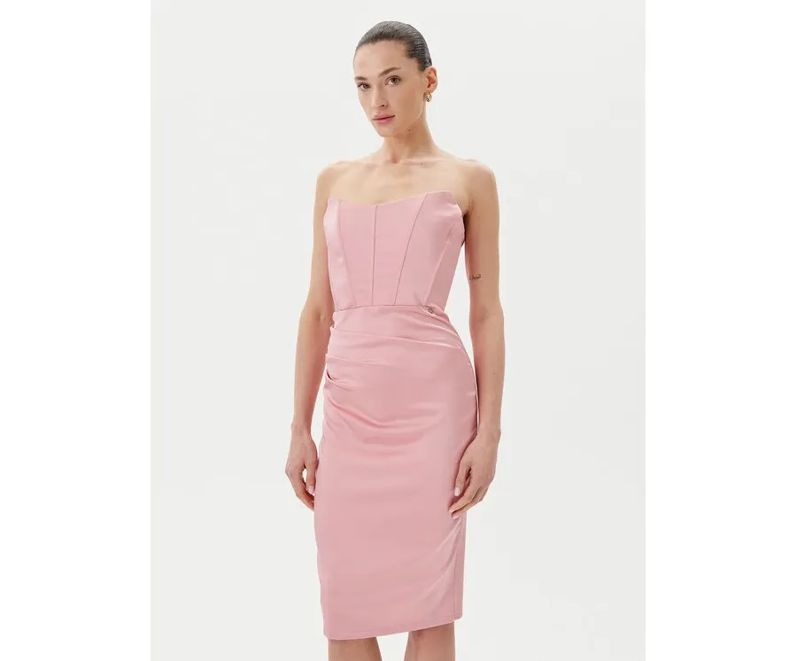 obrazek 1 Rinascimento Sukienka koktajlowa CFC0123676003 Różowy Regular Fit