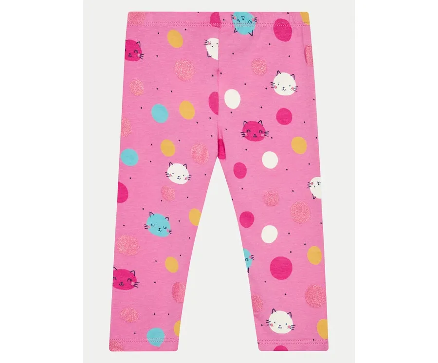 obrazek 1 OVS Legginsy 2094826 Różowy Slim Fit
