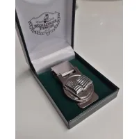 Zdjęcie Stylowy klips do pieniędzy z pewteru zdobiony flagą Stanów Zjednoczonych