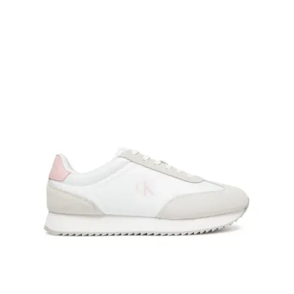 Zdjęcie Calvin Klein Jeans Sneakersy Runner Laceup Mg Nylon Mix YW0YW01828 Biały