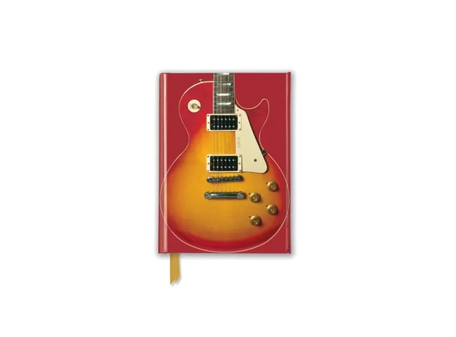 obrazek 1 Dziennik kieszonkowy (Gitara Gibson Les Paul - Czerwony rozbłysk słońca) - Flame Tree Publishing