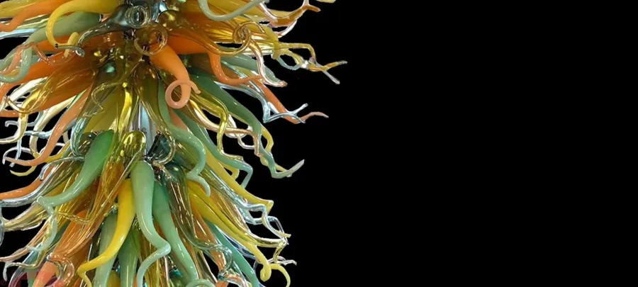 obrazek 2 Unikalny żyrandol z płomieniami ze szkła Murano - Vetreria Artistica Rosa