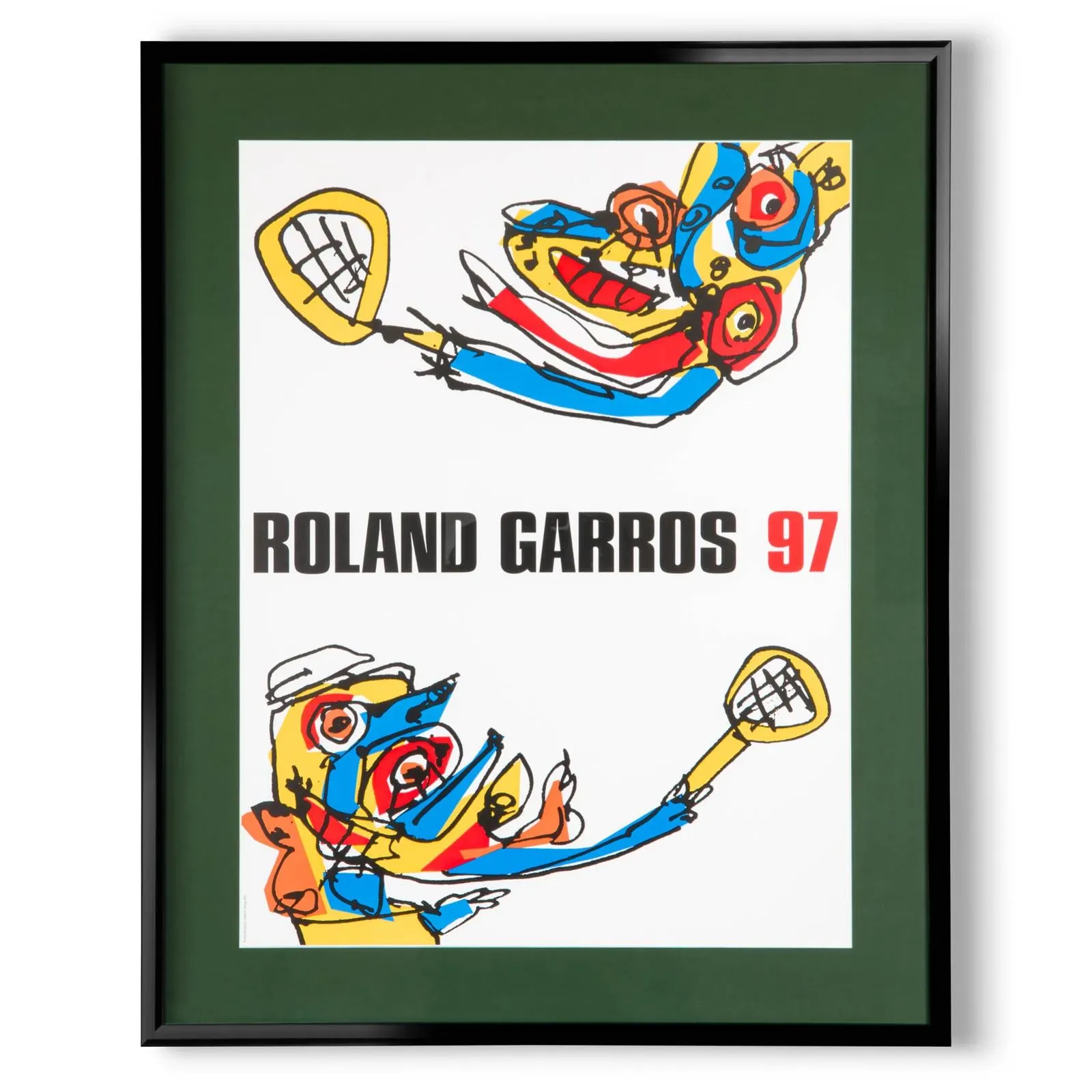Picture Prezent dla tenisisty - plakat w ramie Roland Garros 1997