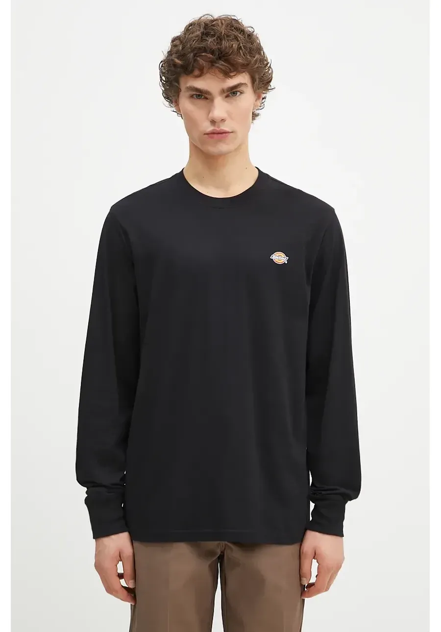 obrazek 1 Dickies longsleeve bawełniany kolor czarny z nadrukiem DK0A4Y4RBLK1-BLACK
