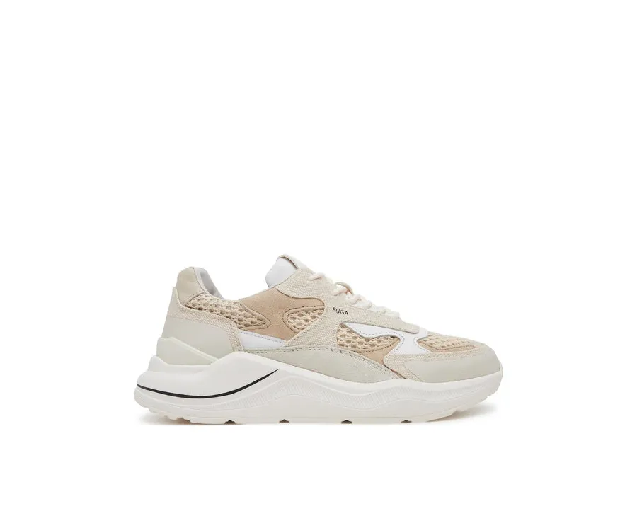 obrazek 1 D.A.T.E. Sneakersy Fuga  W421-FG-ET Beżowy