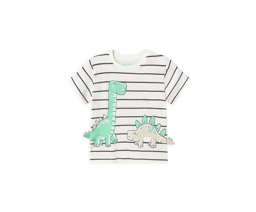 obrazek 1 Mayoral T-Shirt 1061 Écru Regular Fit