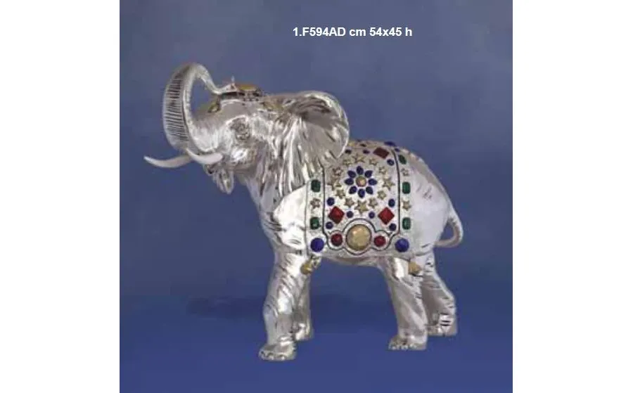 obrazek 1 Stylowa figura słonia z gwiaździstym płaszczem do dekoracji domu - ArtBe