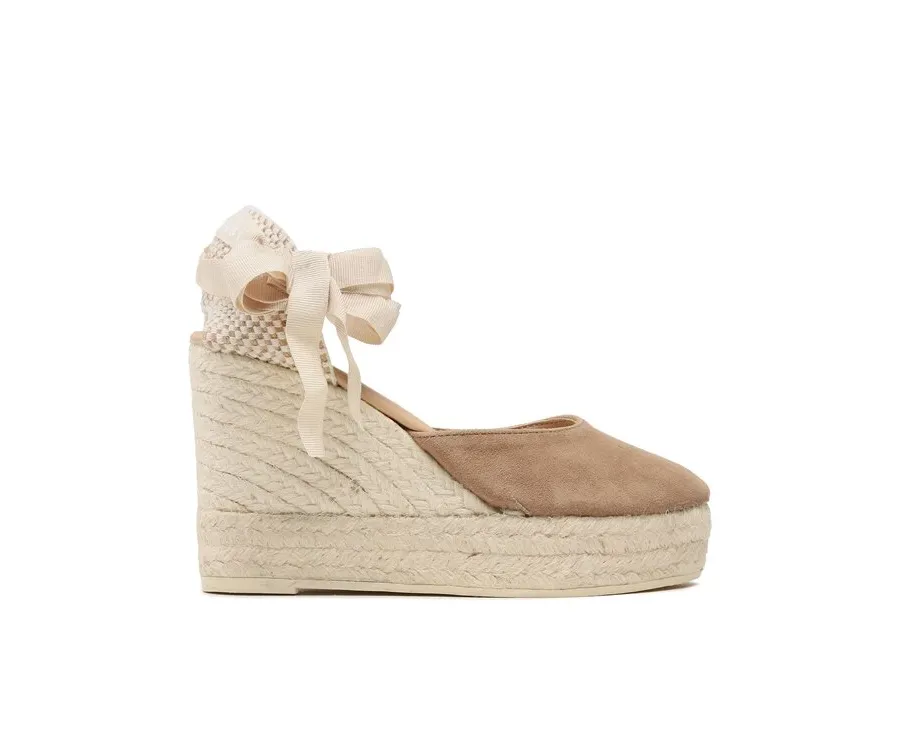 obrazek 1 Manebi Espadryle Wedge Espadrilles W 1.9 WV Brązowy