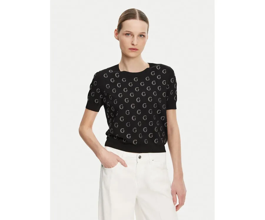 obrazek 1 Guess Sweter W5GR05 Z3D60 Czarny Regular Fit