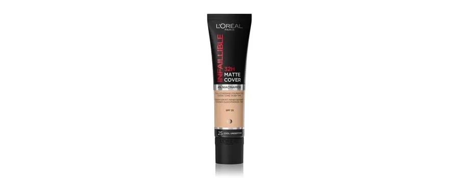 obrazek 1 L'Oréal Paris Infaillible 32H Matte Cover Podkład kremowy 30 ml Nr. 25 - Ivoire Rose