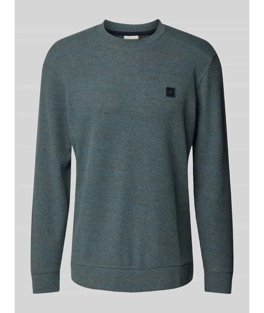 obrazek 1 Bluza o kroju regular fit z mieszanki bawełny z efektem melanżu