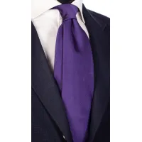 Picture Dark purple men's silk tie