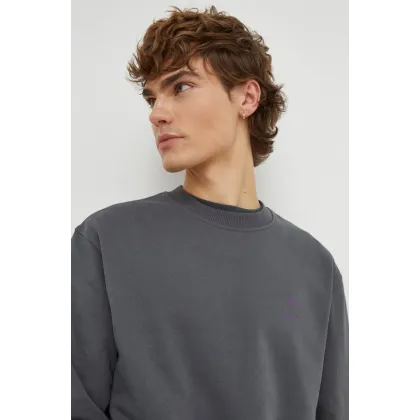 Zdjęcie Samsoe Samsoe bluza bawełniana JOEL męska kolor szary gładka M22300127