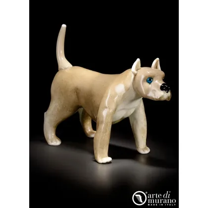 Zdjęcie Znakomita rzeźba amstafa ze szkła Murano