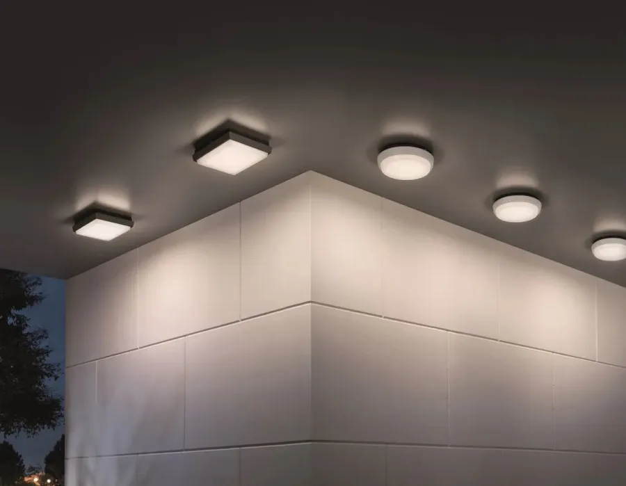 obrazek 2 Idealna lampa ścienna lub sufitowa Alu do użytku zewnętrznego