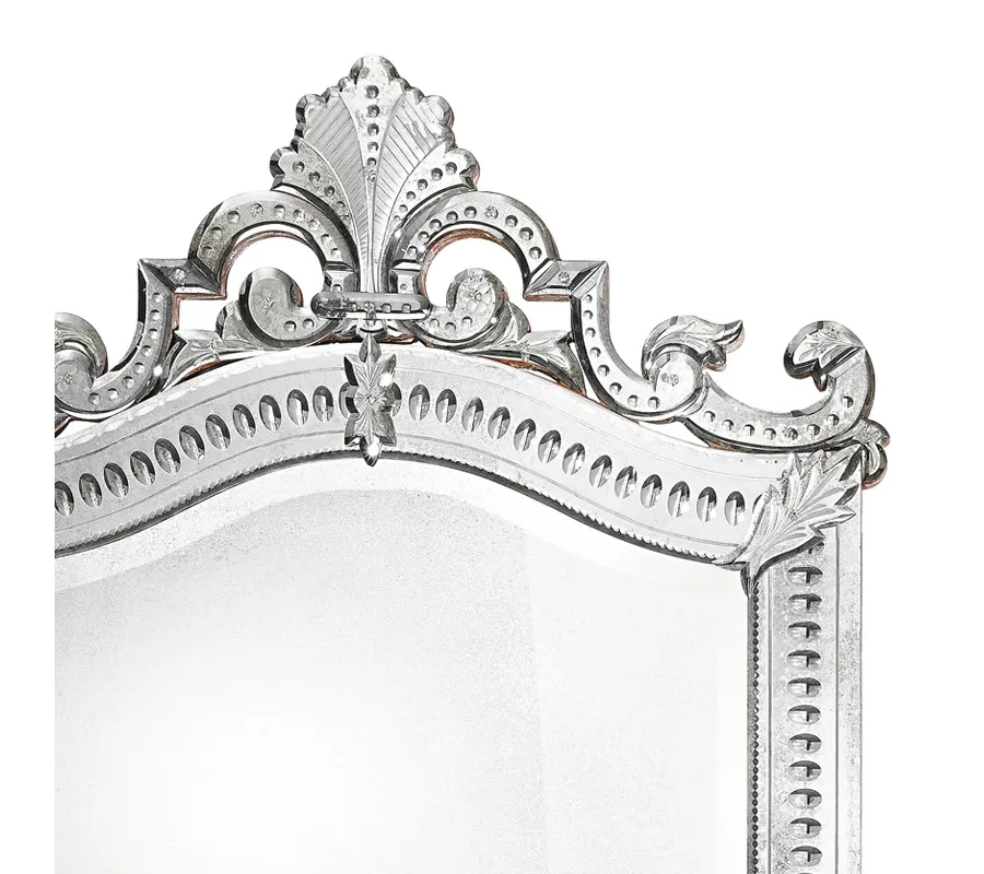obrazek 2 Wyszukane dekoracyjne lustro Louis XIV 7250 z Italii