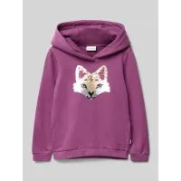 Zdjęcie Bluza z kapturem o kroju regular fit z bawełną
