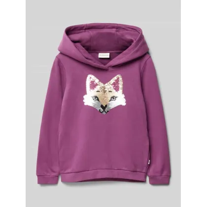 Zdjęcie Bluza z kapturem o kroju regular fit z bawełną
