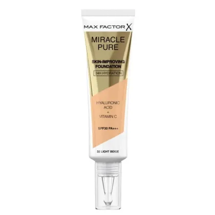 Zdjęcie Max Factor Miracle Pure Podkład 32 Light Beige Light Beige 30 ml