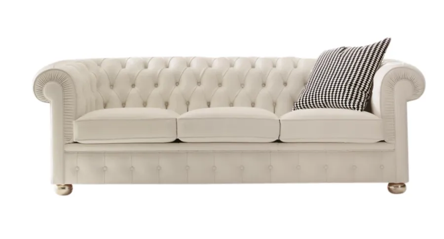 obrazek 1 Skórzana sofa 3-osobowa z Włoch - Avenanti