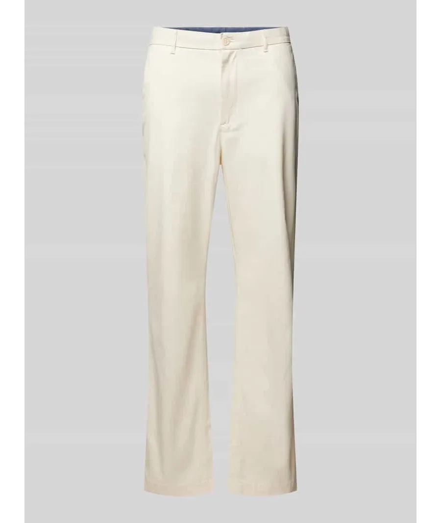 obrazek 1 Chinosy o kroju regular fit ze szlufkami na pasek model ‘MERCER 1985’