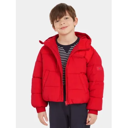 Zdjęcie Tommy Hilfiger Kurtka zimowa New York KG0KG07551 Czerwony Relaxed Fit