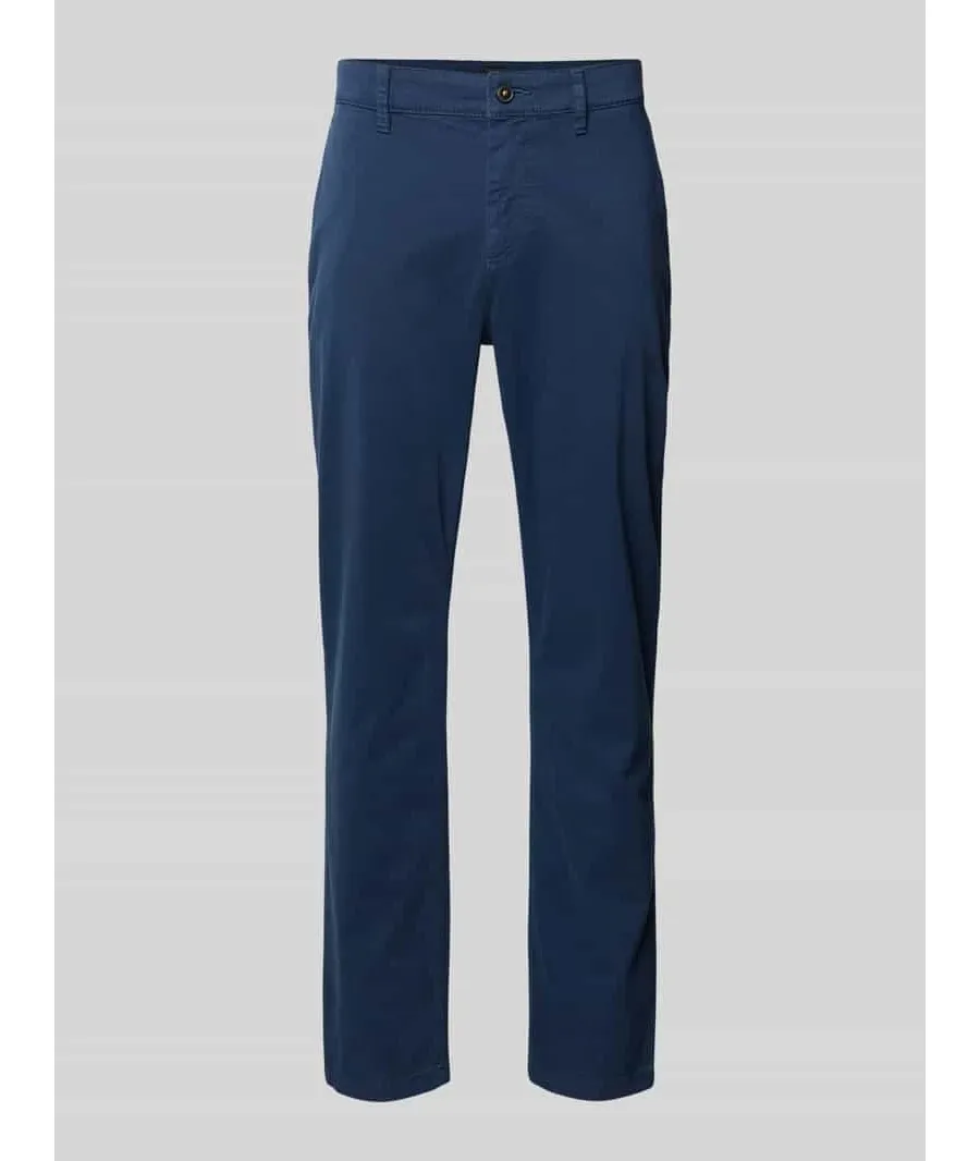 obrazek 1 Chinosy o kroju tapered fit ze szlufkami na pasek