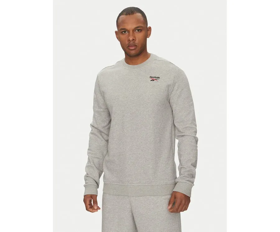 obrazek 1 Reebok Bluza Logo Crew 100221789 Szary Regular Fit