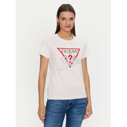Zdjęcie Guess T-Shirt Icon W4YI32 I3Z14 Różowy Regular Fit