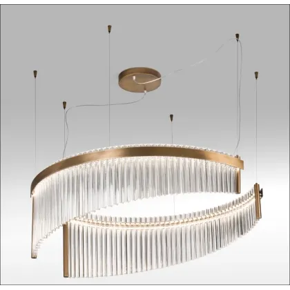 Zdjęcie Elegancki i wyrafinowany żyrandol ze szkła Murano o nowoczesnym stylu – Il Paralume Marina